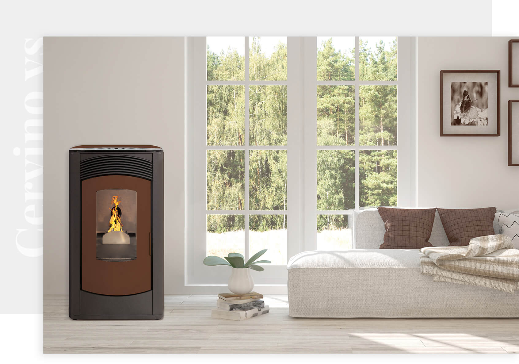 Euroalpi pellet stoves - Cervino young style